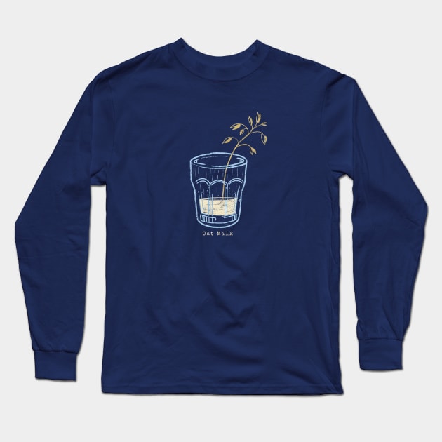 Oat Milk Glass Oat Ear Long Sleeve T-Shirt by High Altitude